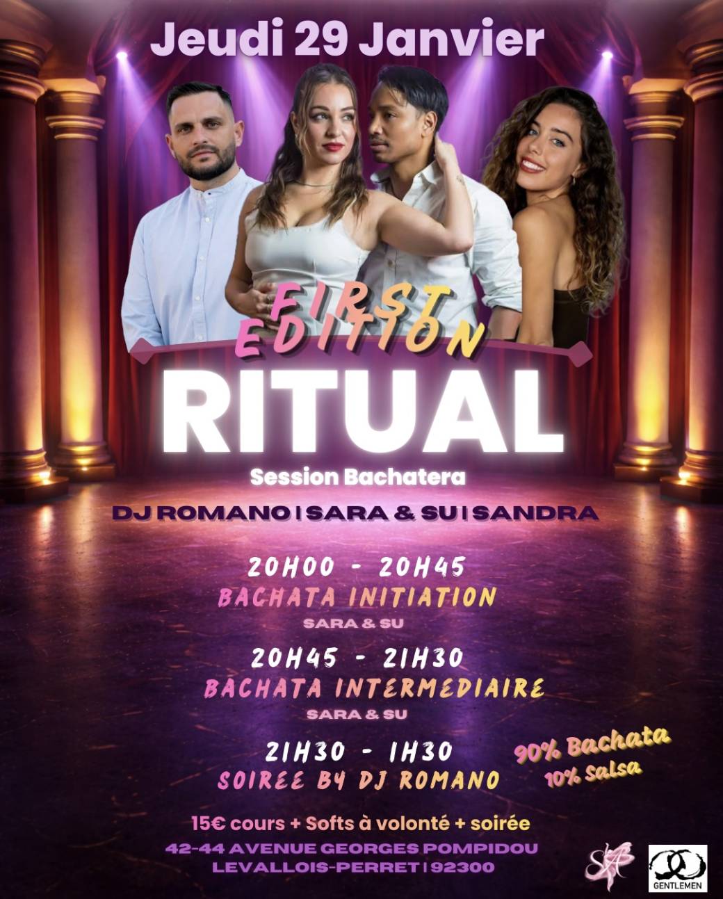 Soirée RITUAL First Edition — 29 janvier à Levallois